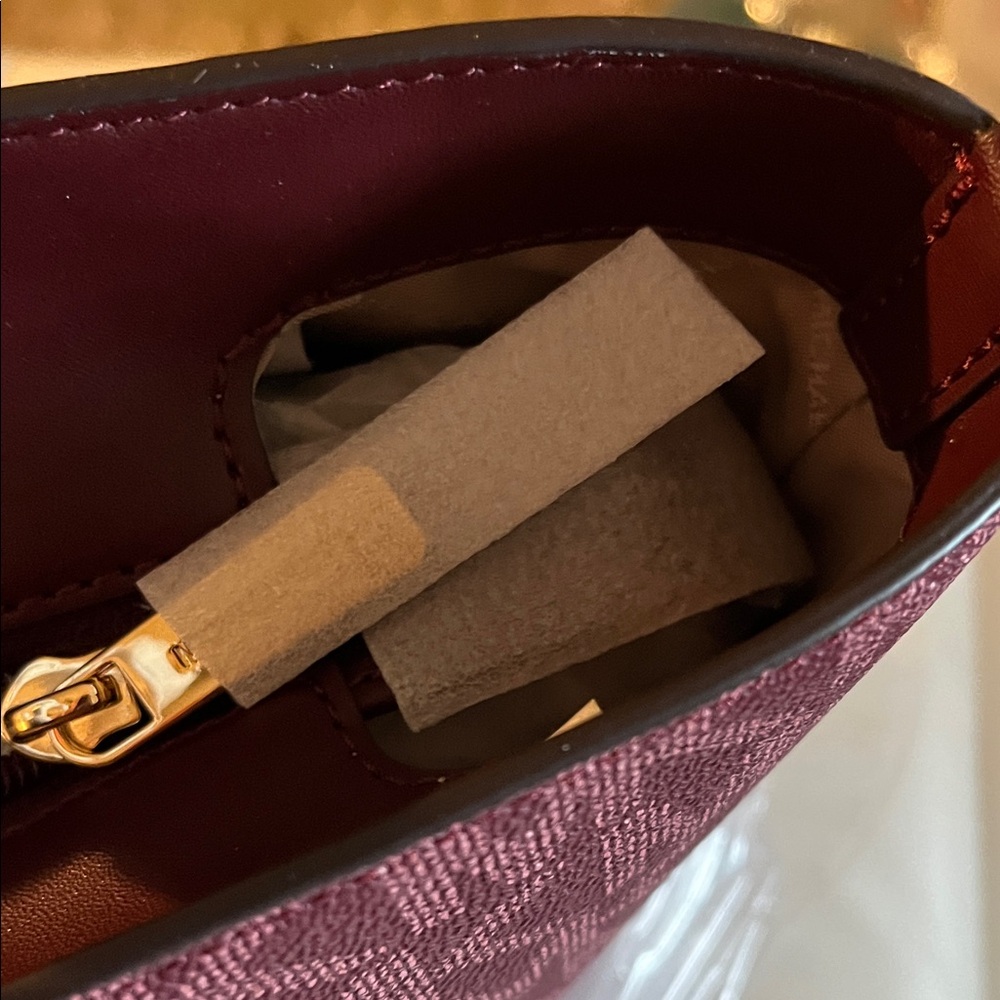 Michael Kors Two-Tone Pink and Purple Tote - Picture 3 of 14